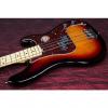 Custom Fender American Standard Precision Bass Maple neck 3 tone sunburst 031311