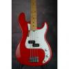 Custom Fender Style Precision Bass Red #1 small image