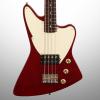 Custom Fret-King Esprit I Electric Bass (with Gig Bag), Transparent Red