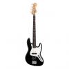 Custom Fender Standard Jazz Electric Bass Guitar - Rosewood Fingerboard, Black