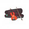 Custom Merano MV100 3/4 Size Student Violin with Case and Bow+Extra Set of Strings, Extra Bridge, Rosin, Pi