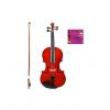 Custom Merano MV10 4/4 (Full) Size Acoustic Student Violin with Hard Case and Bow+Free Rosin+Extra E String