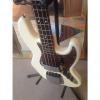 Custom Squier '62 Reissue Jazz Bass 4 String - White - MINT - w/Extras #1 small image