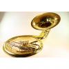 Custom Yamaha YSH-411 Lacquered Brass Sousaphone GREAT HORN!