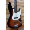 Custom New Fender® Standard Jazz Bass® Fretless Brown Sunburst w/Gigbag
