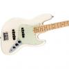 Custom Fender American Professional Jazz Bass Maple 2017 Olympic White #1 small image