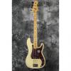 Custom Fender American Standard Precision Bass Olympic White w/ Maple Fretboard