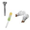 Custom Dizzy Gillespie Trumpet Mouthpiece w/Trumpet Valve Casing Brush + Marching Gloves