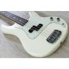 Custom G&amp;L USA LB-100 Electric Bass Guitar Rosewood Fingerboard Vintage White + Case