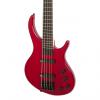 Custom Epiphone Toby Deluxe V 5 String Electric Bass Guitar, Translucent Red