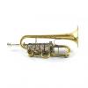 Custom Schiller Elite Rotary Piccolo Trumpet Gold