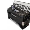 Custom Excalibur  Crown Triple Mussette Piano Accordion with ELX - Black #1 small image
