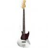 Custom Squier Vintage Modified Jazz Bass Guitar - Olympic White