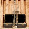 Custom Bach Soloist Student Trumpet Outfit *Rental Inventory Closeout* 2010's Brass Lacquer
