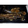 Custom Cannonball Eb Intermediate Alto Saxophone Black nickel w/ gold lacquered keys