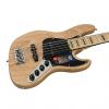 Custom Fender American Elite Natural Ash Jazz Bass V