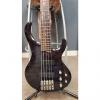 Custom Ibanez BTB405QM 5-String Bass 2005 Black w/Gray