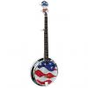 Custom Morgan Monroe Rocky Top Old Glory USA Flag Banjo #1 small image