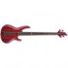 Custom ESP LTD B-154DX Electric Bass in See-Through Red B-Stock