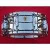 Custom Vintage 1960s Ludwig 5x14 Supraphonic Chrome Over Brass Snare Drum #1 small image