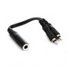 Custom Hosa YPR131 - 6&quot; Y Cable, 1/4&quot; TS Female-Dual RCA Male, 6&quot; Long #1 small image
