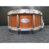Custom Pearl 6.5&quot;x14&quot; Free Floating Maple Mahogany Snare Drum #1 small image