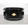 Custom Battlefield Drum Company 6x14&quot; Steel Snare Black #1 small image