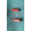 Custom Good-All .02 (2) vintage capacitor set for les paul or humbuckers 1960's (RED) #1 small image