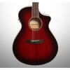 Custom Breedlove Limited Edition Pursuit Concert Acoustic-Electric Guitar (with Gig Bag), Merlot #1 small image