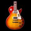 Custom Gibson '58 Les Paul Reissue Electric Guitar Plain Top VOS Washed Cherry Sunburst - Pre-Owned in Excellent Condition #1 small image