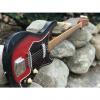 Custom 1967 Kingston Tiesco Single Pickup Surf Guitar with OHSC Red Burst #1 small image