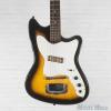 Custom Vintage '60s Harmony H14 Bobkat Electric Guitar Vintage Sunburst USA Made Gold Foil Pickup #1 small image