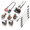 Custom EMG Active Wiring Conversion Kit For 1 or 2 Pickups Short Shaft Pots Solderless #1 small image