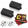 Custom EMG-85 and 81 Active Pickup Set, Black, w 3 sets DR Dimebag Hi-Voltage 9-46 #1 small image