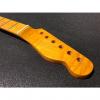 Custom TOG Flame Maple Tele Telecaster Neck One Piece Vintage Amber # 15 #1 small image