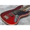 Custom Fender Japan Aerodyne Jazz Bass Candy Apple Red #1 small image