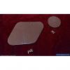 Custom 1969 Gibson Les Paul Deluxe Goldtop Backplate Control Cavity Cover Plate Set Brown 1968 1970 1971 #1 small image