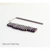 Custom 8 &amp; 10mm Stainless Steel Bridge Saddle Height Screws &amp; Key, for Non USA Strat Style Guitar. NEW #1 small image