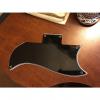 Custom Aftermarket Replacement Pickguard for 61 SG/Les Paul with Tenon Plate Black #1 small image
