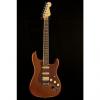 Custom Fender  Reclaimed Old Growth Redwood Stratocaster Red Wood #1 small image