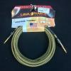Custom *INVENTORY CLEARANCE* Lava Cables Vintage Tweed 15ft Straight/Straight Guitar Cable #1 small image