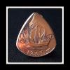 Custom Four Pack. British 1967 HalfPenny Guitar Plectrums.  50th Birthday / Anniversary Save almost £6.00 #1 small image