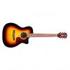 Custom Guild OM-140CE Westerly Orchestra CE Cutaway Acoustic Guitar Sunburst + Case #1 small image