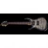 Custom Schecter C-6 Plus Left-Handed Electric Guitar Charcoal Burst #1 small image