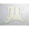 Custom MIJ Pickguard for Made in Japan Stratocaster Antique White 3 Ply #1 small image