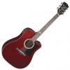 Custom Sierra SD35CEWR Alpine Dreadnought Acoustic-Electric Guitar - Wine Red #1 small image