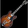 Custom Schecter Corsair Custom Semi-Hollow Electric Guitar in Vintage Sunburst Pearl Finish #1 small image