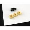 Custom Nut Blocks 3 for Floyd Rose Locking Nut Gold w Screws BP 0116-002 #1 small image