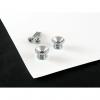 Custom Strap Button Chrome Set of 2 w/ screws for Fender AP 0670-010 #1 small image