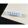 Custom Seymour Duncan Strat Pickup Cover (1) White w/ Logo US 2 1/8&quot; Spacing 11800-01-W #1 small image